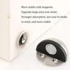 Stainless Steel Rubber Magnetic Door Stopper Punch-free Sticker Concealed Door Holder Floor-mounted Nail-free Doorstop