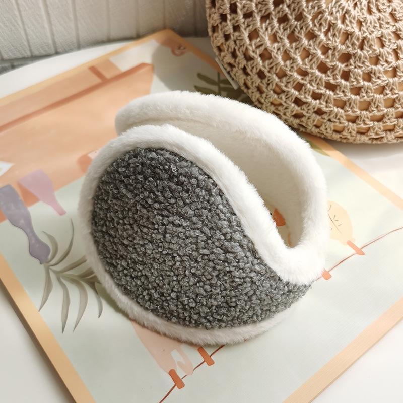 Korean Style Cute Women's Winter Earmuffs - Thick, Lined, Warm, Anti-Freeze Ear Protectors