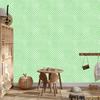 Mint and White Stars Wallpaper, Mint Background for Living Room and Bedroom 50x1000