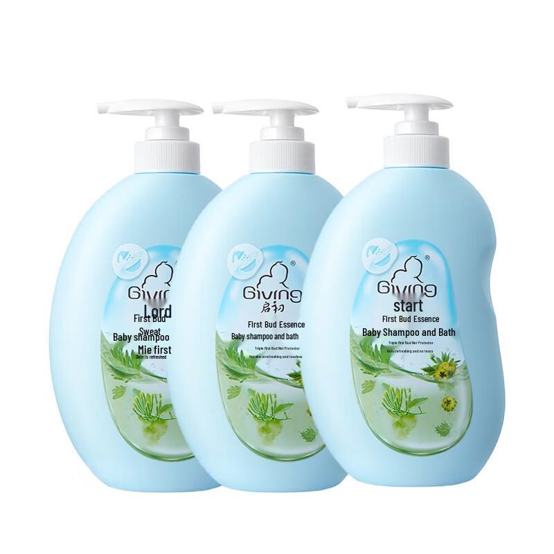 Qichu Bud Fresh Baby Shampoo & Body Wash Set