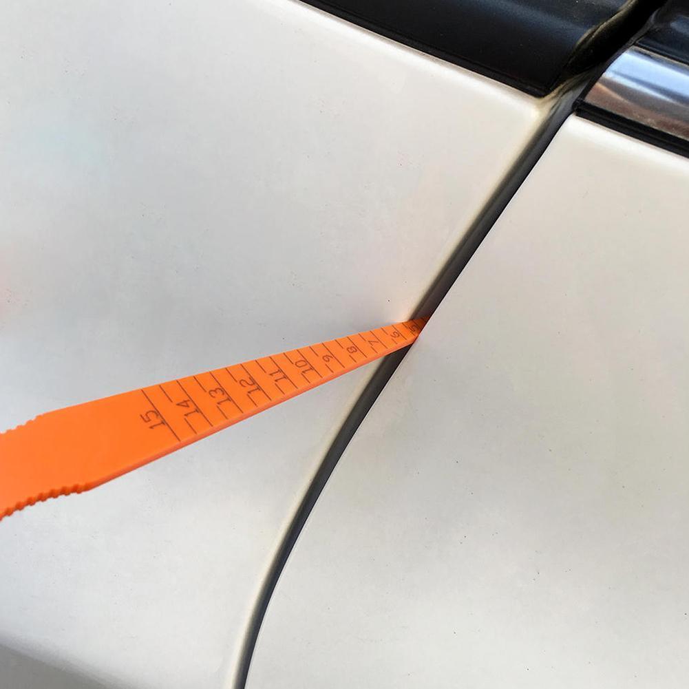

Taper Simple Tool Vehicle Portable Alignment Gauge Clearance Measurement Scale Feeler Ruler Body for Hood Car Panel Door I1K1 orange
