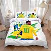 Bettwäsche Set Heißer Fußball N-NeymarS Schlafzimmerdekoration Kinder Einzel Doppel Große Größe Bettbezug Set für Erwachsene Jungen Mädchen
