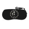 Angine De Poitrine Music Glasses Case Cover Zipper Sunglasses Pouch Unisex Outdoor Eyeglass Protector Eyewear Accessory