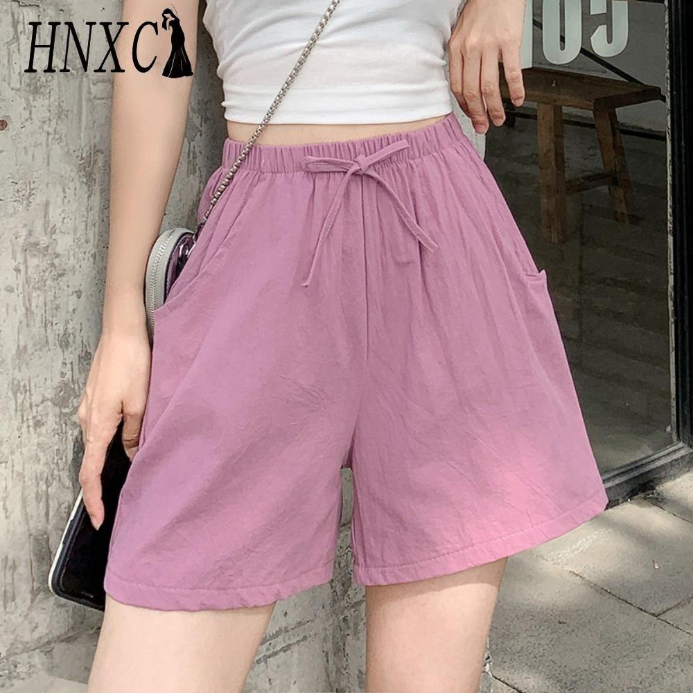 

HNXC Женские модные повседневные летние весенние шорты XXL розовый