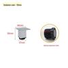 38mm Adjustable Square Cabinet & Sofa Legs - Thickened Furniture Feet for Coffee Table Support