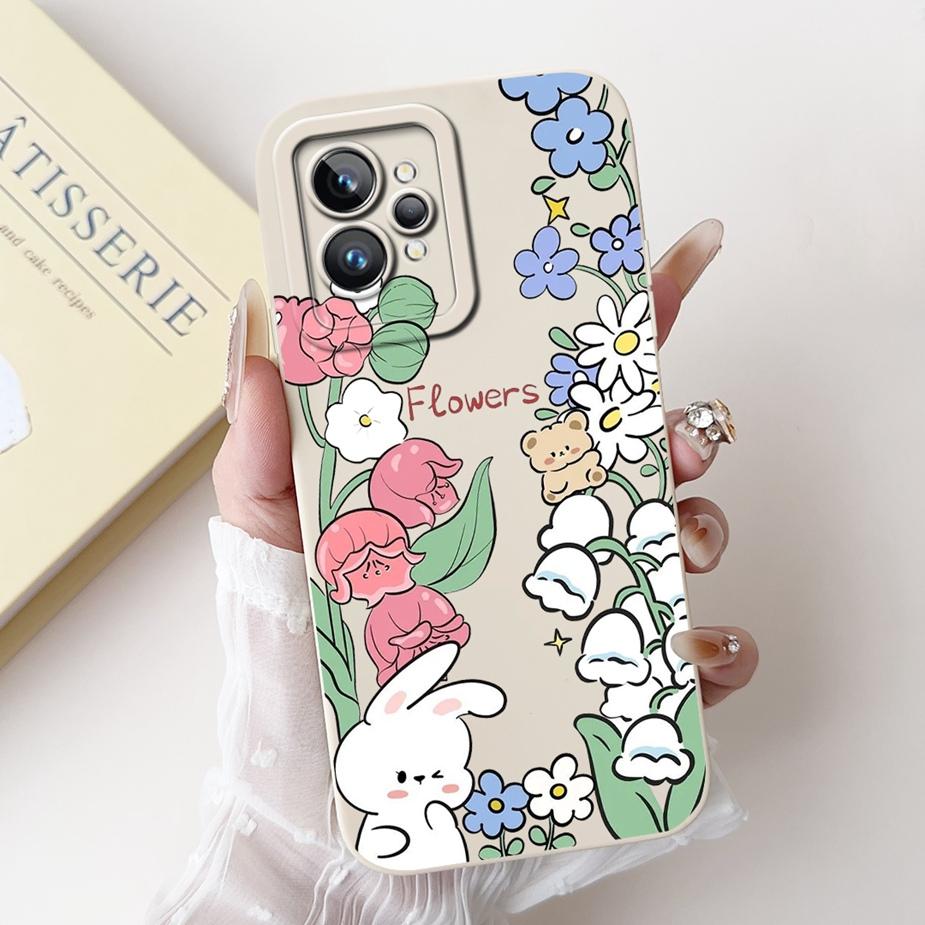 For Realme GT2 Pro Case RMX3301 Cute Fashion Cartoon Cover Shockproof Phone Case For Realme GT 2 Pro RealmeGT2 RMX3310 Soft Bags