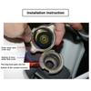 0.9Bar 1.1Bar 1.3 Bar Big or Small Head Thermost Radiator Cap Cover Water Temperature Gauge Cover