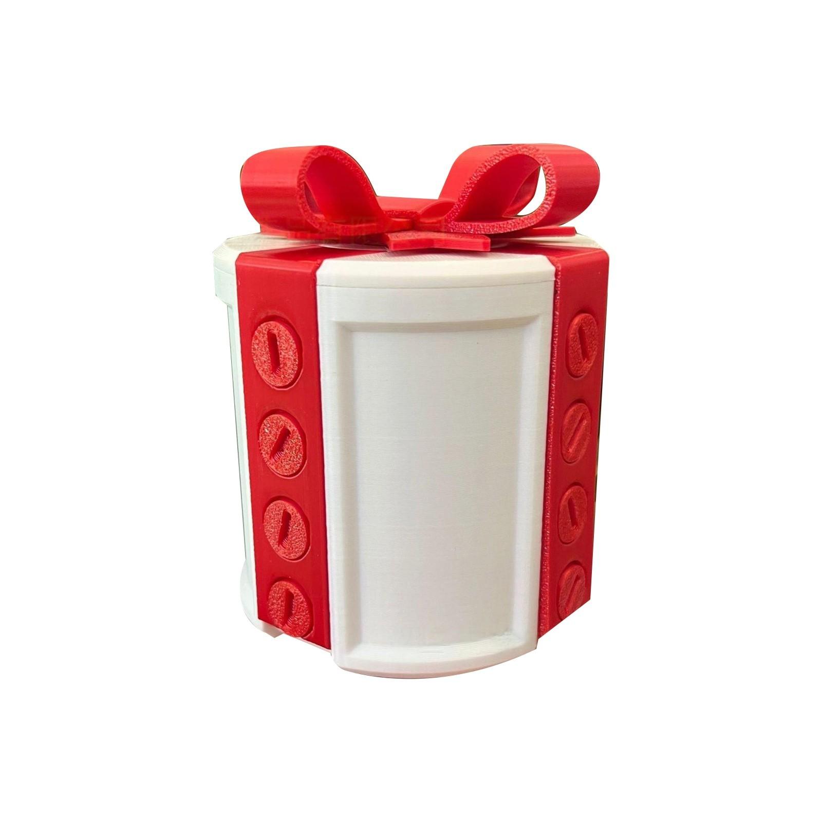 

Decorative Gift Box with Red Ribbon Perfect for Holidays, Birthdays, Weddings, and Special Occasions Durable Design