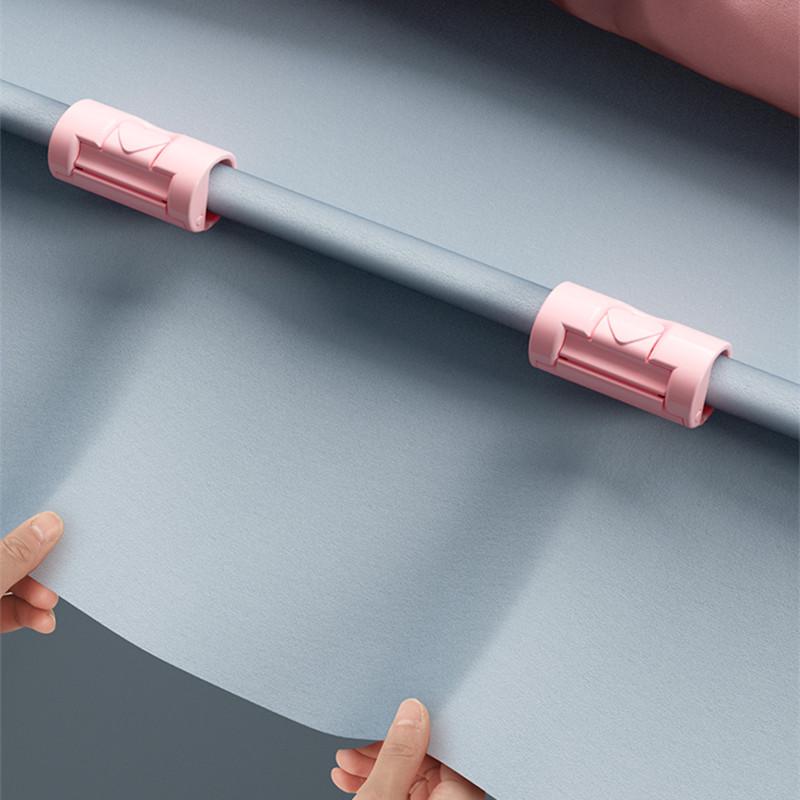 Needle-Free Bed Sheet and Quilt Set: Anti-Slip Fasteners with Upgraded No-Run Clips