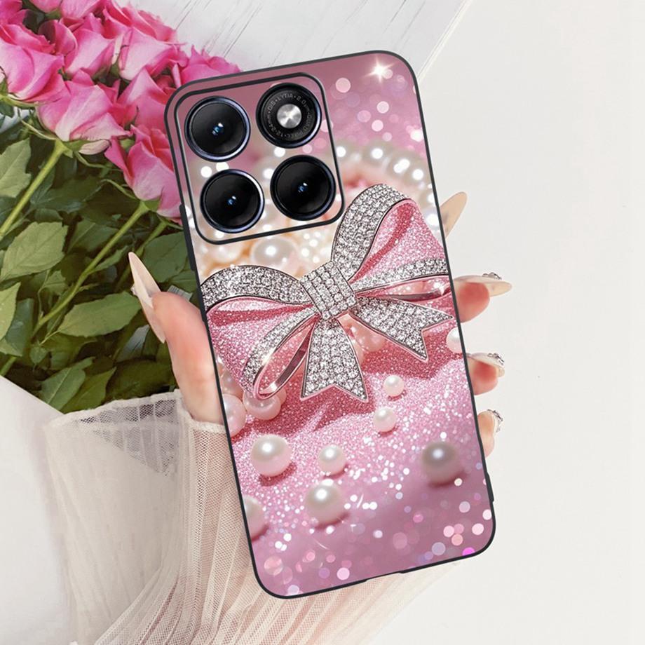 Flower Cartoon Fashion Design Phone Case For Motorola Moto Edge 70 Fusion Fusion+ Plus Funda Soft Silicone Shockproof Back Cover