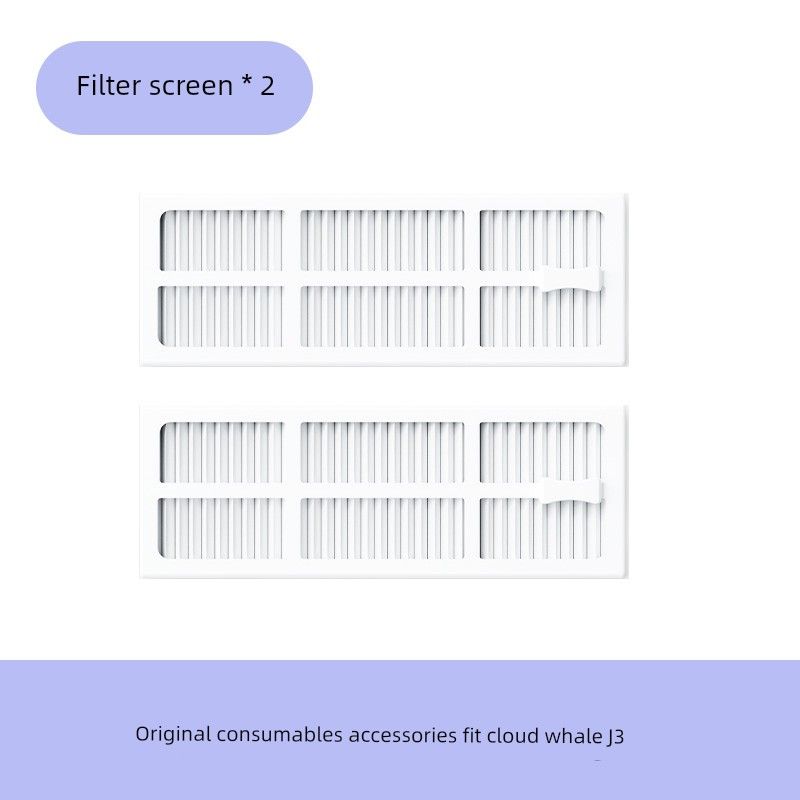 Applicable to Cloud Whale J3/J4/J5 Accessories Cleaning Solution Special Cleaner Side Brush Rag Cleaning Cloth Filter Element Rolling Brush