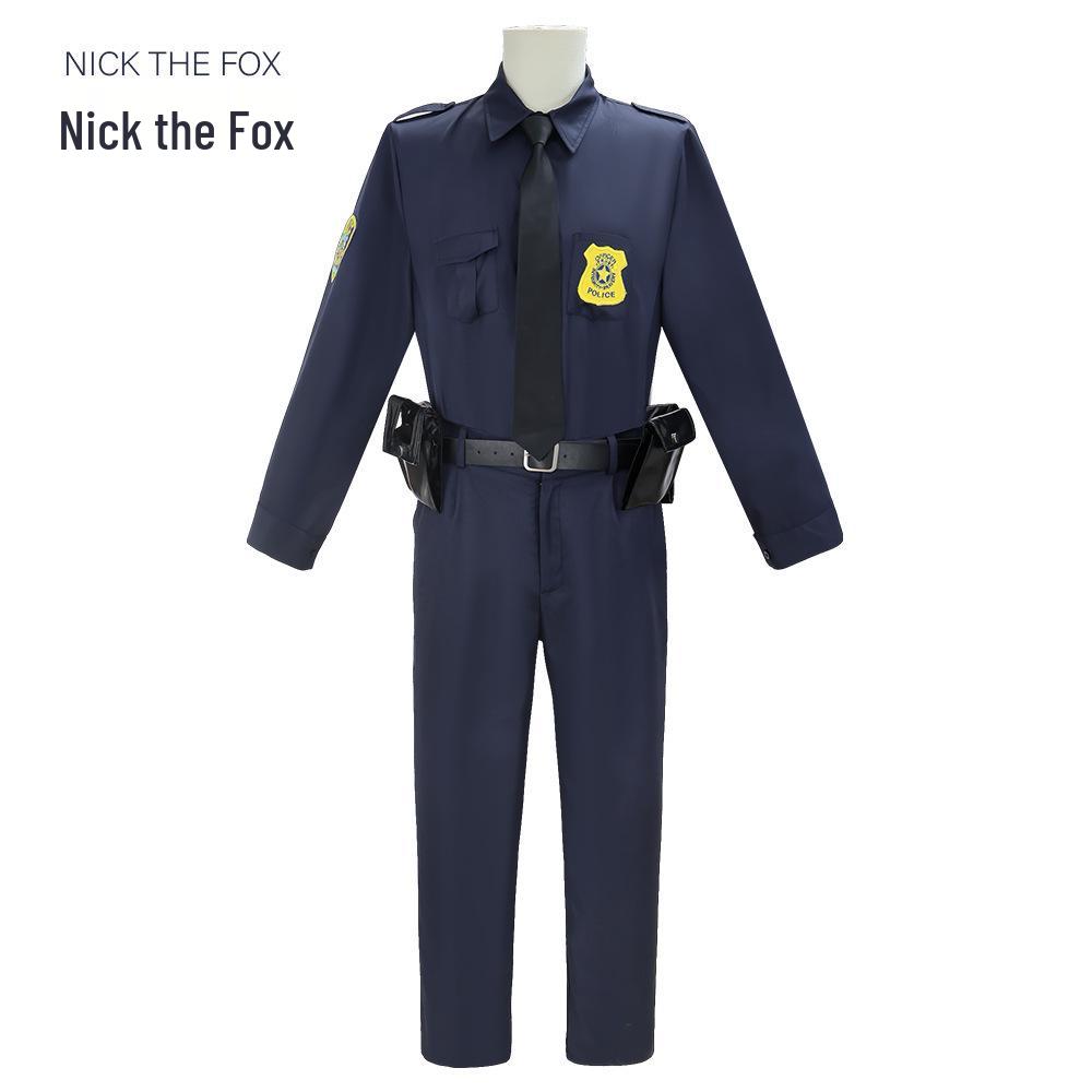 

Zootopia Nick Wilde Officer Cosplay Costume for Halloween & Festivals S