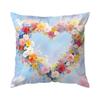 1/4Pcs Color Heart Floral Pattern Cushions Pillowcase Polyester Cushion Cover Throw Pillow Pillowcover Home Car Sofa Decor