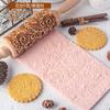 Creative Pattern Embossing Rolling Pins Are for Biscuit Doughers Decorative Printed Sticks Household DIY Baking Tools