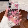 For Oppo A18 A38 Case Luxury Funny Cute Rabbit Heart Back Cover For Oppo A 18 38 4G Phone Covers Soft TPU Clear Silicone Fundas