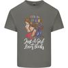 A Girl Who Loves Books Bookworm Reading Unisexs Light Cotton TShirt