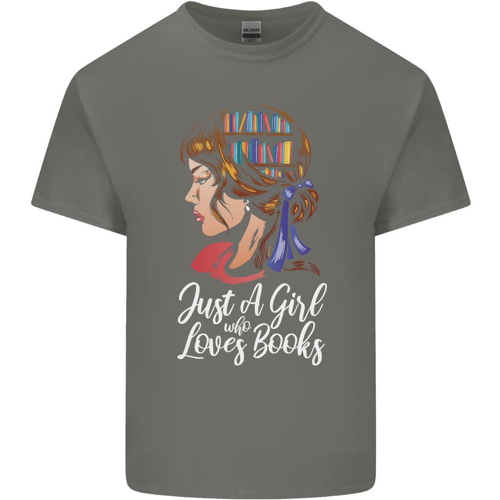 A Girl Who Loves Books Bookworm Reading Unisexs Light Cotton TShirt