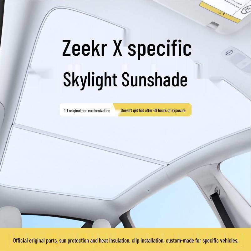 Zeekr X Sunroof Sunshade: Heat Insulation & Cooling Roof Accessory
