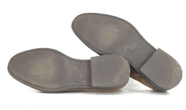 Italy Made/BETTACCINI/Goodyear Welt Suede Leather Plain Toe Shoes/26.5/Brown/(USED)