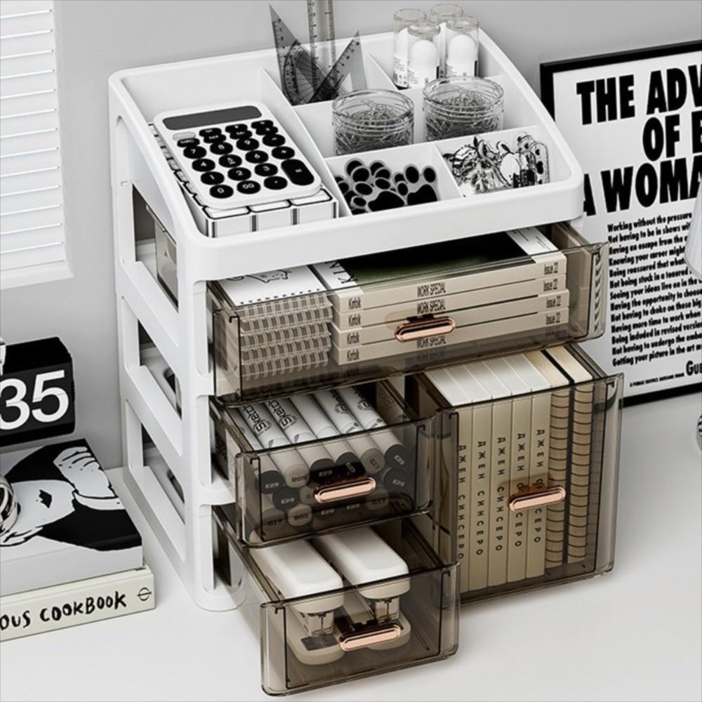 Display Rack Desk Organizer Storage Box Large-capacity Dormitory Drawer Desktop Storage