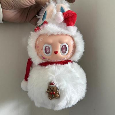 Hochwertiger Weihnachts-Schneemann zum Verändern Baby Tide Figur, Großhandel Labubu Puppe zum Verändern Baby