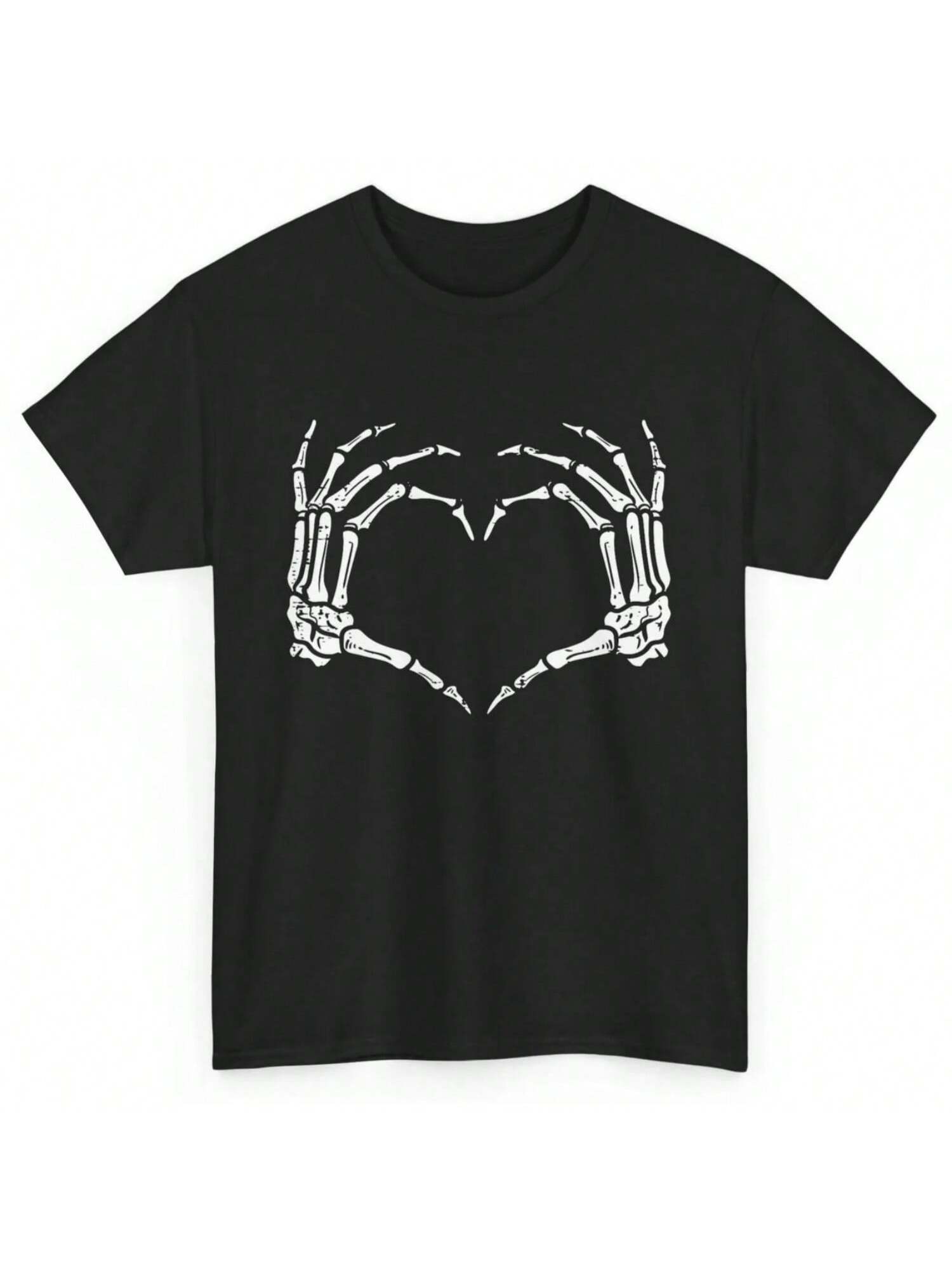 Skeleton Hands Heart Sign Retro Halloween Costume  Girl T Shirt S разноцветный