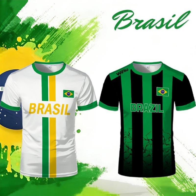 2026 Новая футболка сборной Бразилии Мужская Футбольная футболка L