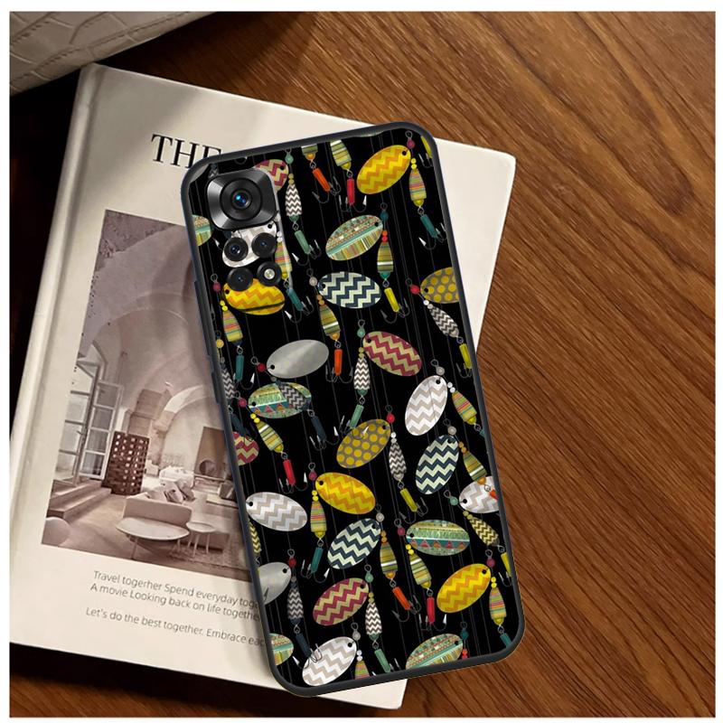 Fishing Tackle Case For Xiaomi Redmi Note 13 14 9 10 11 12 15 Pro Plus Cover For Redmi 15 C 14C 10C 12C 13C
