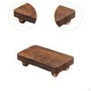 Ornament Display Stand Rectangular Flower Pot Rack for Corridor Office Porch 10cmx7cm