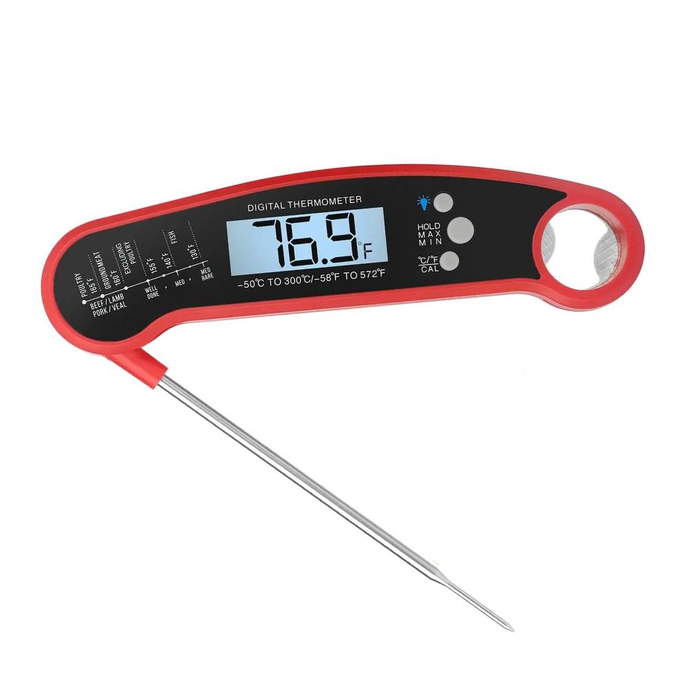 

Household Barbecue & Baking Kitchen Meat Folding Portable Digital Thermometer Outdoor BBQ Waterproof Instant Read