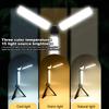 LED Work Light Rechargeable Tent Lantern with Tripod Camping Lantern 3 Brightness for Hiking Fishing Camping