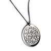 Altesse [L0376] - Collier acier 'Chorégraphie' nacre argenté
