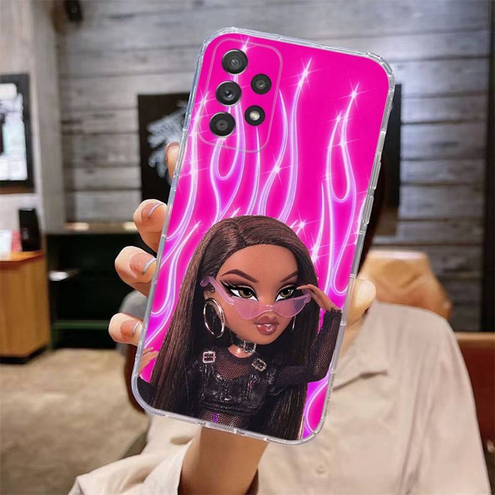 Fashion B-Bratz D-Doll Phone Case For Samsung Galaxy A,71,70,52,51,40,31,50,50S,30S,21S,12,10,Note20ultra Transparent Cover