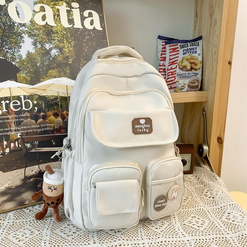 Capybara-Rucksack, süßer Rucksack, Plüsch, Schultasche, Cartoon, weich, lustiges Tier, große Kapazität, ausgestopfter Unisex-Y2K-Ästhetik-Rucksack