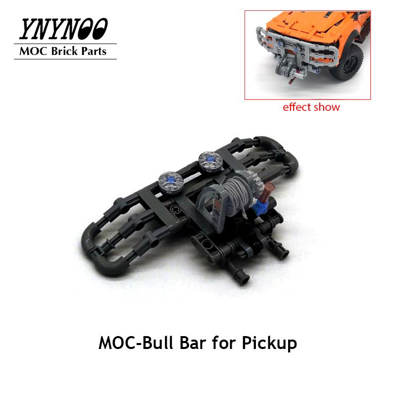 Fit for Pickups F-150 Raptor 42126 Bricks Set Car MOC Trailer Hitch Crane Platform Cover Modified Building Blocks DIY Toys Gifts