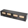 4 Way VU Meter 3 Level Adjustable Gain XLR Switcher Adapter Sound Level Indicator Prise UE