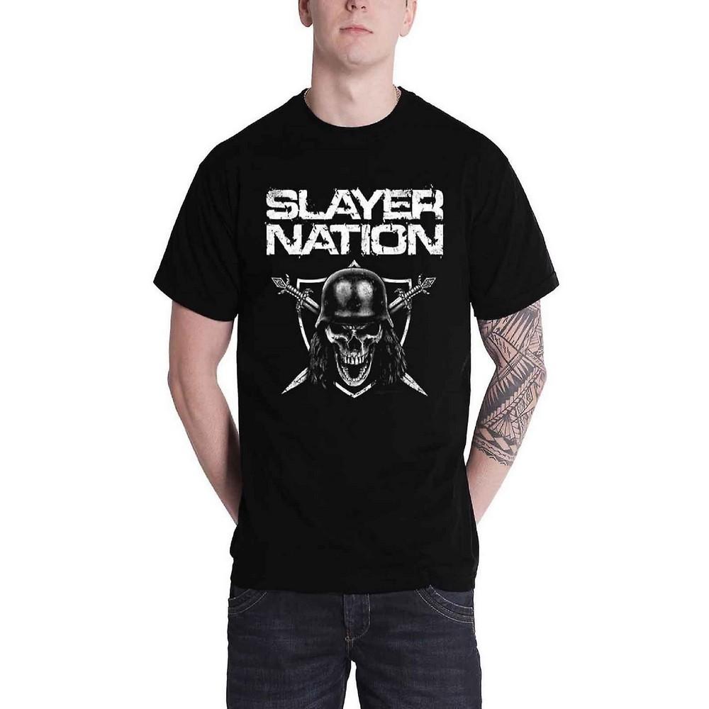 Slayer Unisex Adult Nation T-Shirt