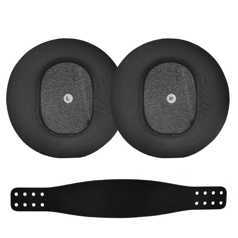 Replacement Ear Cushions Headband for Headphones Earpads Enhances Comfort and Noise Isolation in Gaming Music Listening