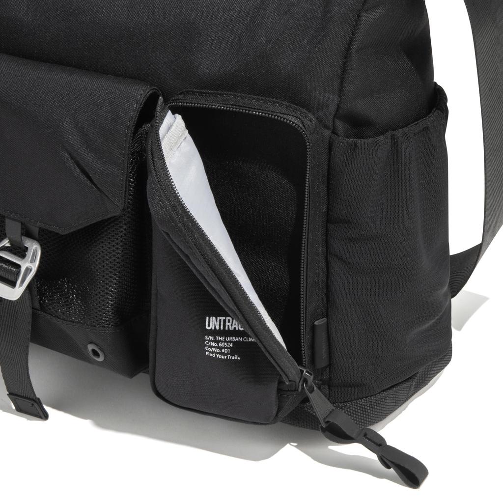 Urban Climber Shoulder Bag for Men and Durable 60524 Black [Antrack] Women, 9L, Casual, Material, Functional,