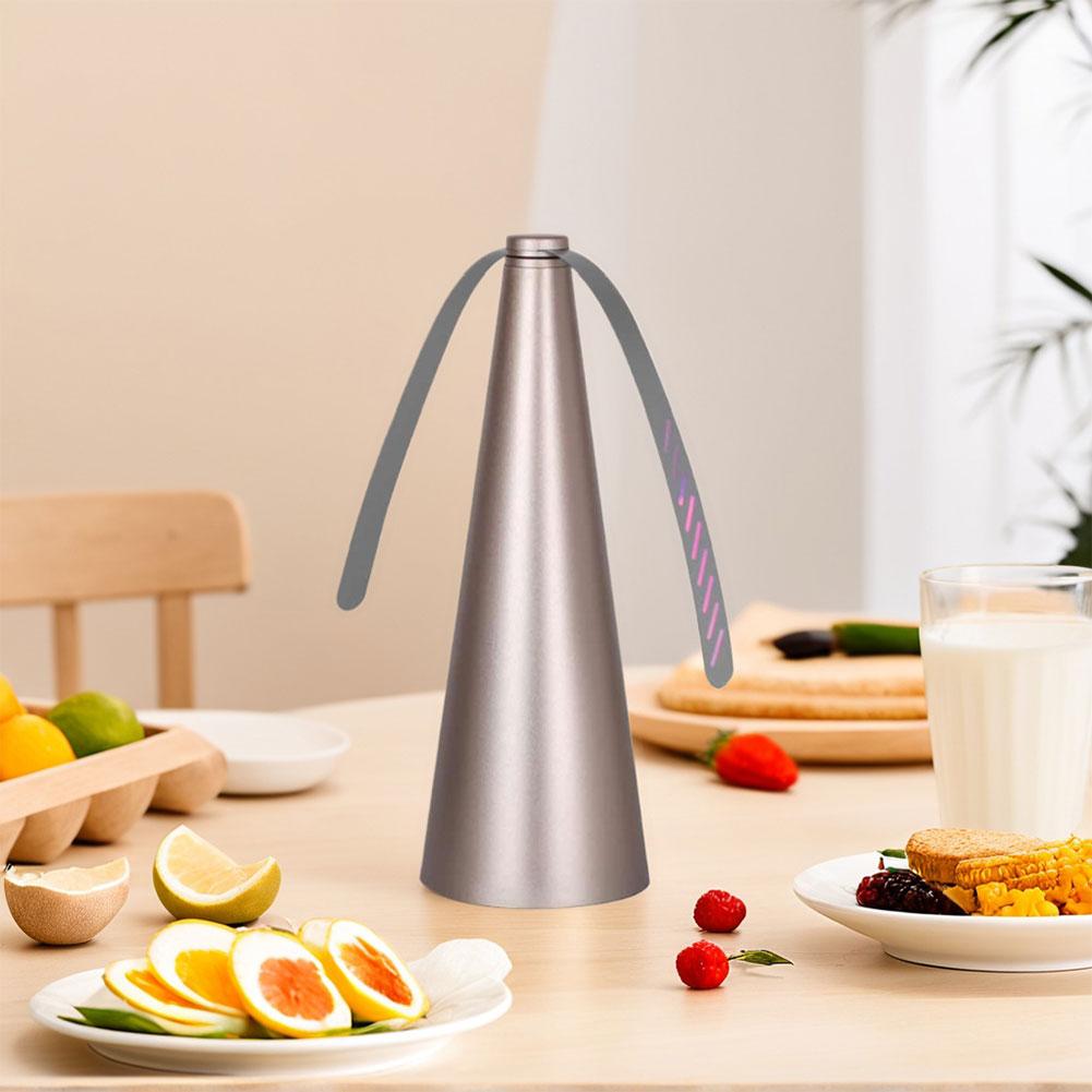 Portable Fly Fans for Table Fly Destroyer Keep Flies Bugs Battery/USB Powered Away From Food Outdoor Kitchen Fly Repellent Fan