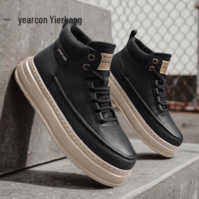 Yierkang Men s Casual Low-Top Thick-Soled Shoes 41