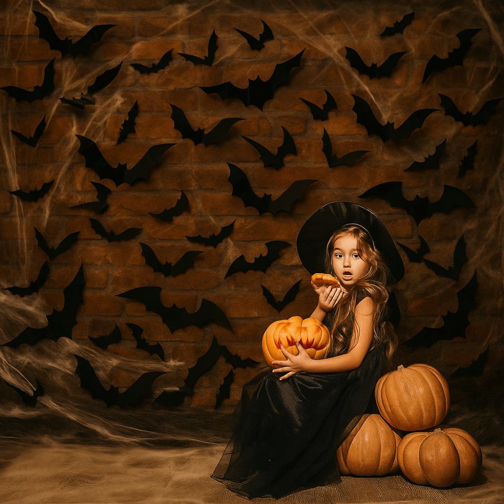 Festival Luminous LED Bat Wall Stickers PVC Black Halloween Bat Stickers DIY Party 3D Wallpaper Decal Haunted House