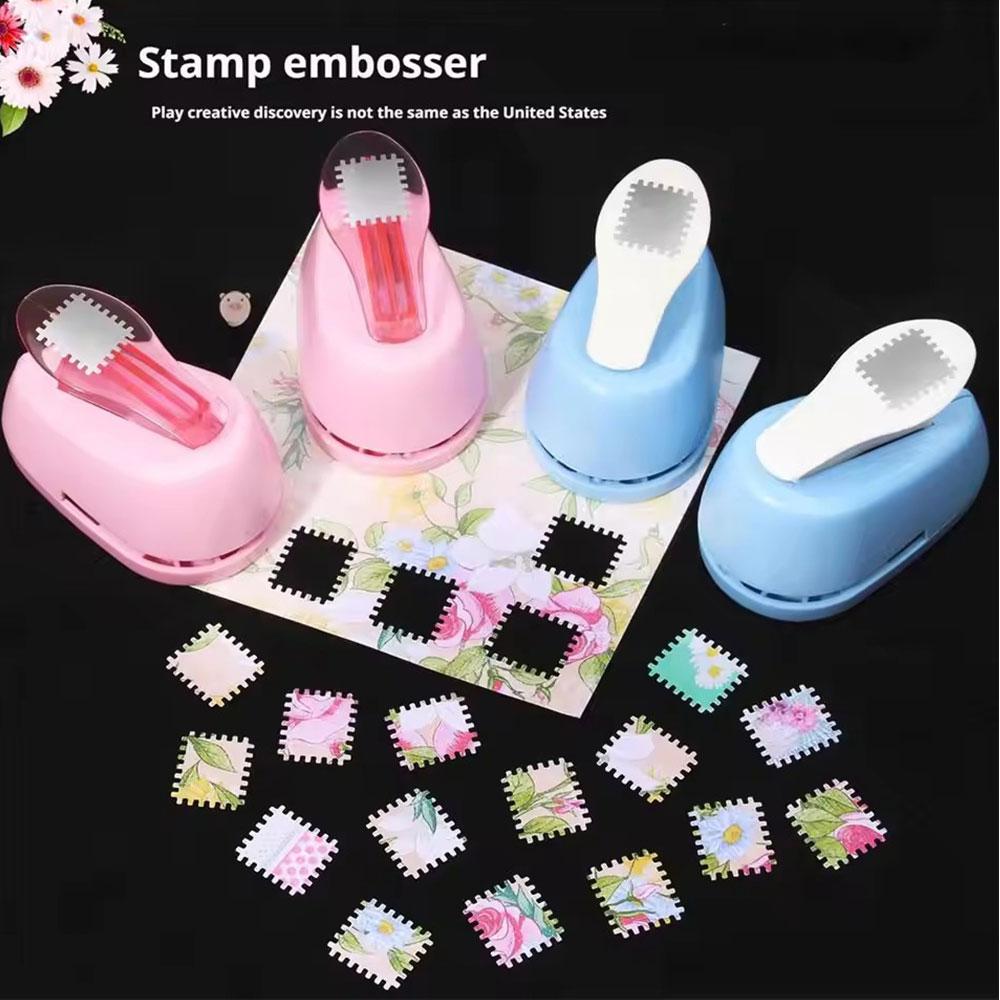 One-piece Hand Press Embossing Tool Stamp Border DIY Punch Stamp Shape Craft Punch Embossing Machine Card Decor Scrapbooking