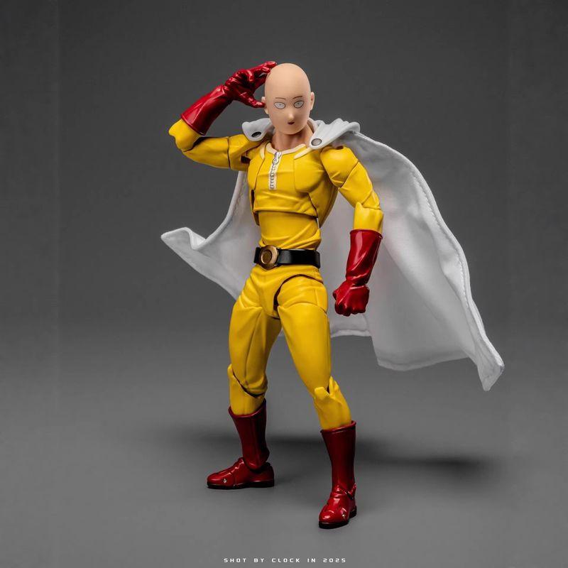 16cm New One Punch Man Saitama Special Edition Multiple Accessories Articulated Figure Anime Collection Gift