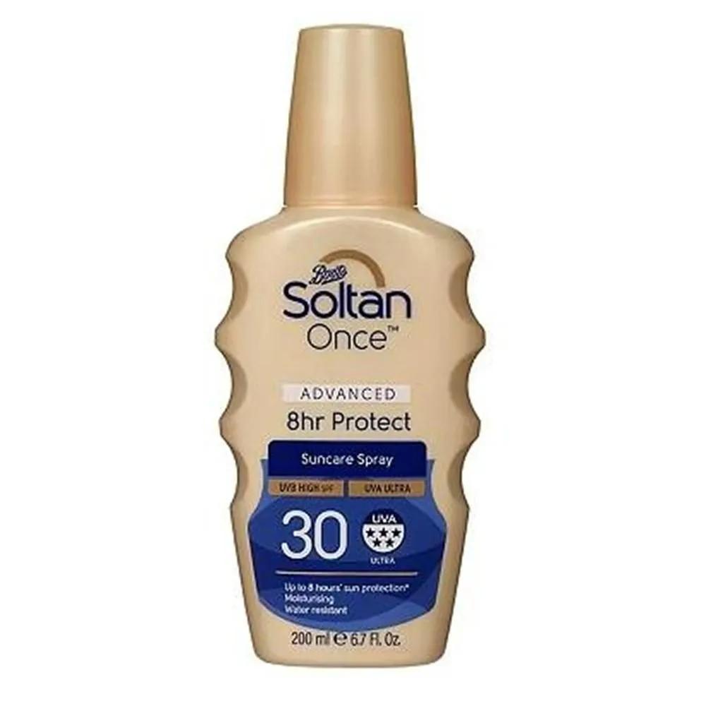 Soltan Protect Spray 200ml 1 Pack Once Advanced Soltan Once Advanced 8hr Protect Spray SPF30