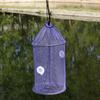 Foldable Floating Fish Basket Baits Trap for Catching Minnows Shrimp with Mesh Construction Multifunction Fishing Net