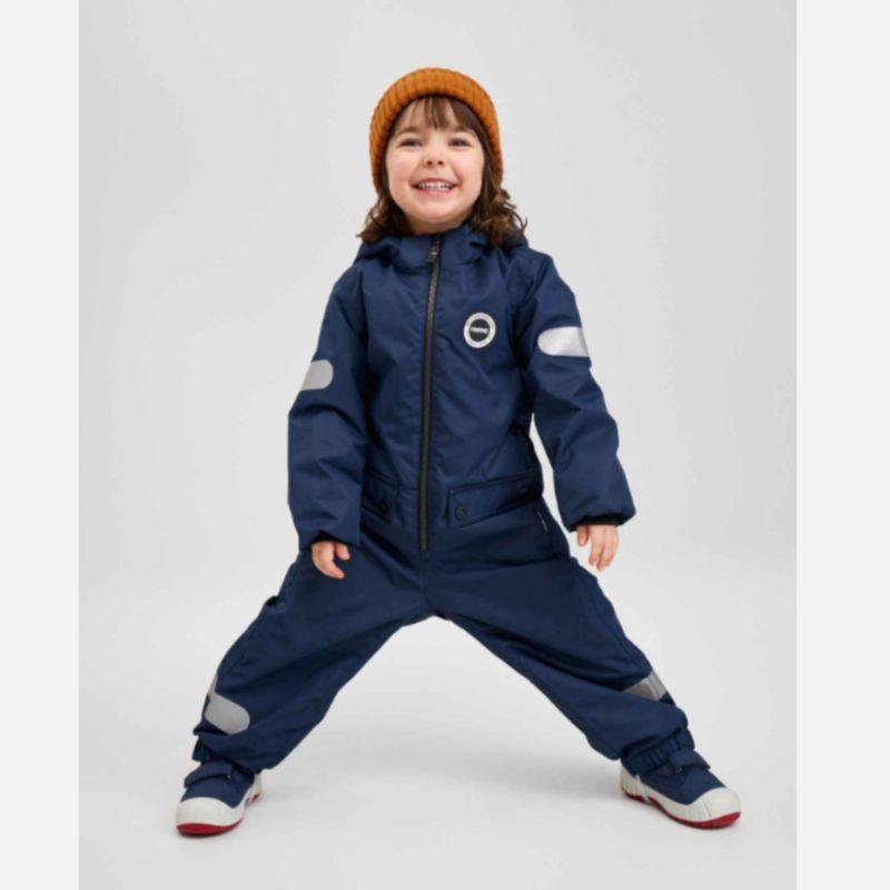 Exported Nordic-Style Padded Windproof and Snowproof Children's One-Piece Ski Suit for Winter, Warm and Thin Cotton for Temperatures Below -10 Degrees