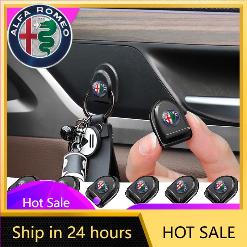 Car Stickers For Alfa Romeo Car Interior Mini Storage Hook Freedom Paste Storage Brackets For Alfa Romeo Giulietta GT 159 147 15