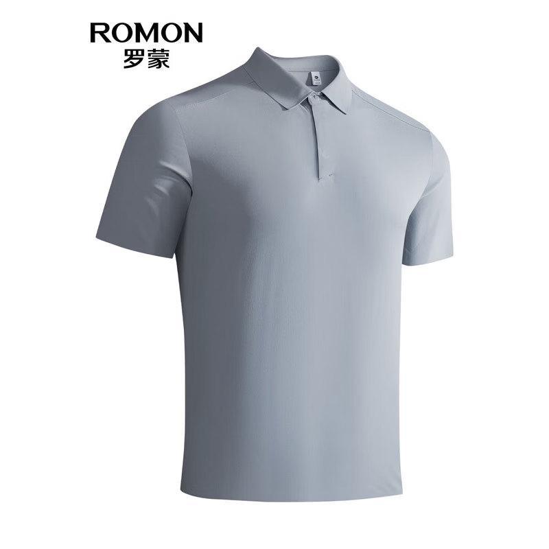 Мужская футболка-поло с коротким рукавом для защиты от солнца ROMON 6T470610 4XL