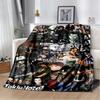 Bill Tom Kaulitz Tokio Hotel Rock Band 2025 New Style Blanket,Soft Throw Blanket for Home Bedroom Bed Sofa Cover Kids Gift Cover